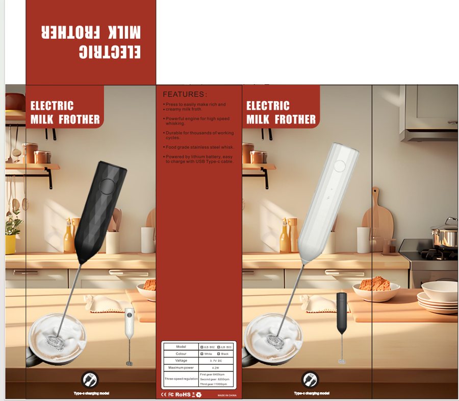 Rechargeable Milk Frother B03 model B03 wholesale product image