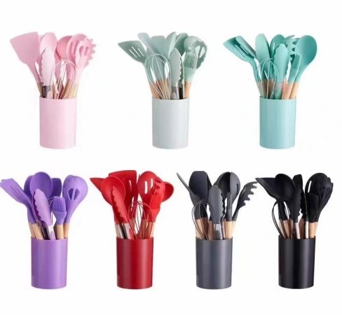 Silicone Kitchen Utensil Set wholesale product image