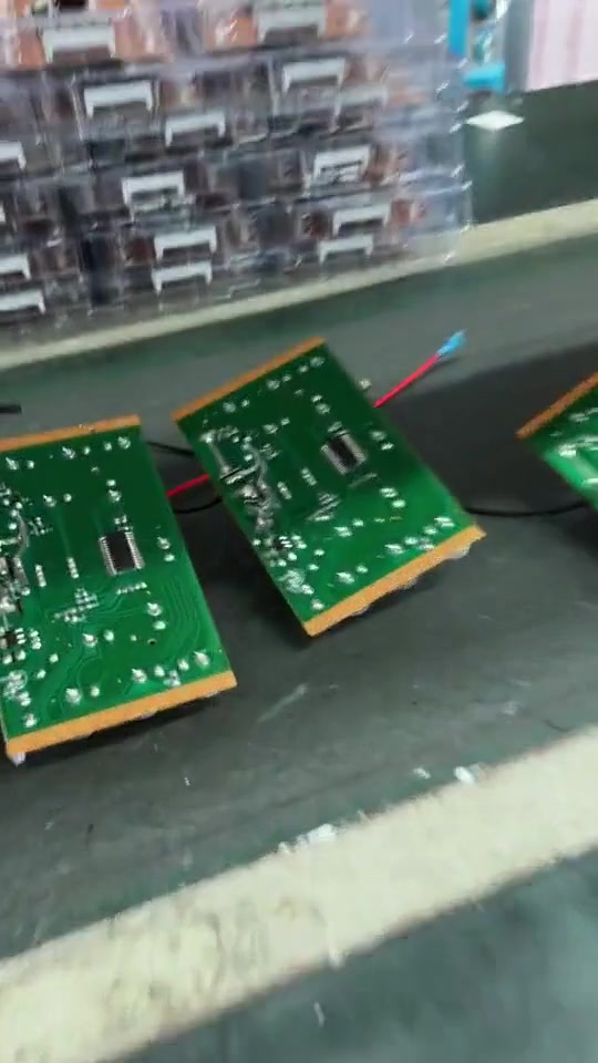 PCB production workshop operating scene for controlled small appliance versions